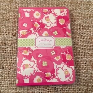 Lilly Pulitzer Notebook Set of 2 Pink Green Floral